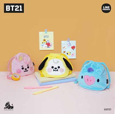 【BT21グッズ】フェイスタイプポーチはどこで買える？楽天市場では売っているのか？