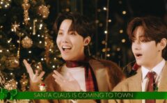 【BTS On Air】『BTS Sings ‘Santa Claus Is Comin’ To Town’』2020年12月1日YouTubeに公開された【動画】