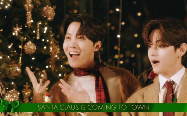 【BTS On Air】『BTS Sings ‘Santa Claus Is Comin’ To Town’』2020年12月1日YouTubeに公開された【動画】