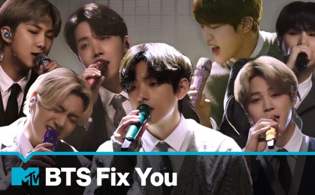 【BTS On Air】『Performs「Fix You」』2021年2月24日YouTubeに公開された【動画】