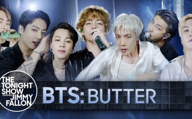 【BTS On Air】『Butter  The Tonight Show Starring Jimmy Fallon』2021年7月15日YouTubeに公開された【動画】