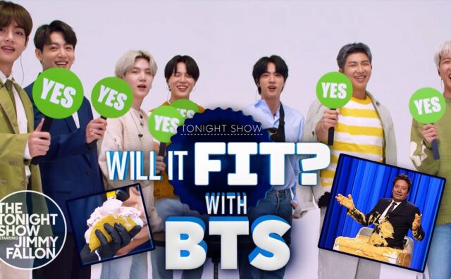 【BTS On Air】『Will It Fit？ with BTS』2021年7月24日YouTubeに公開された【動画】