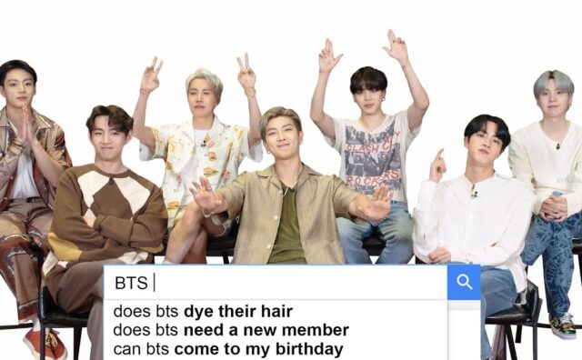 【BTS On Air】『Answer the Web’s Most Searched Questions』2021年8月5日YouTubeに公開された【動画】